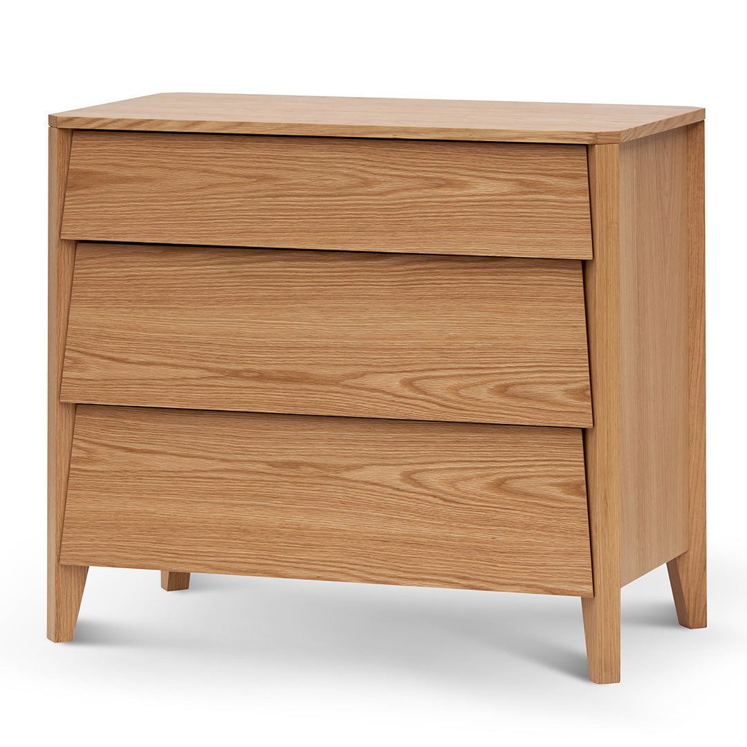 3 Drawers Dresser Unit - Natural Oak - KGrandFurniture